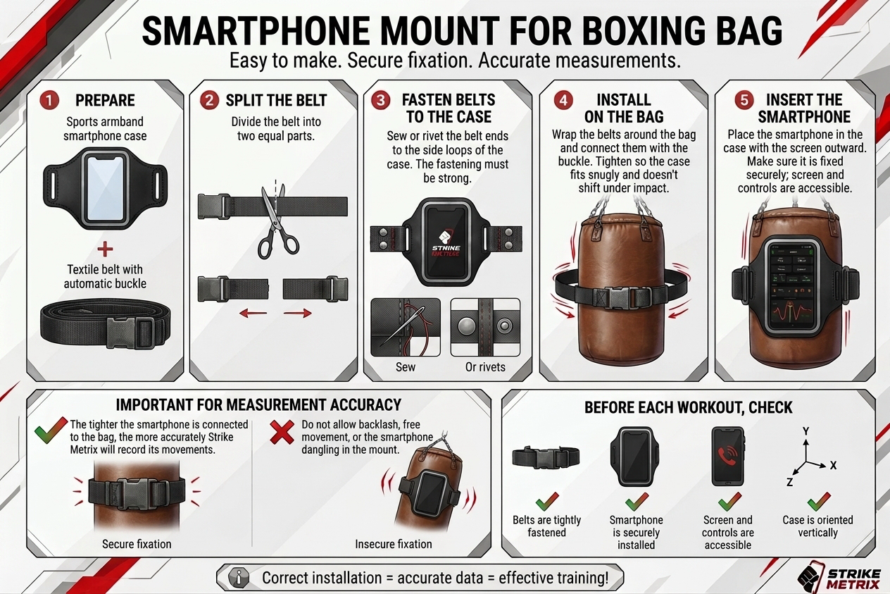Smartphone mount instruction